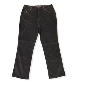 Gloria Vanderbilt Dark Blue Corduroy Pants Sz 14‎ short